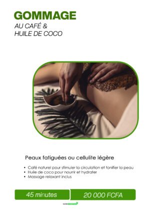 GOMMAGE AU CAFÉ ET HUILE DE COCO